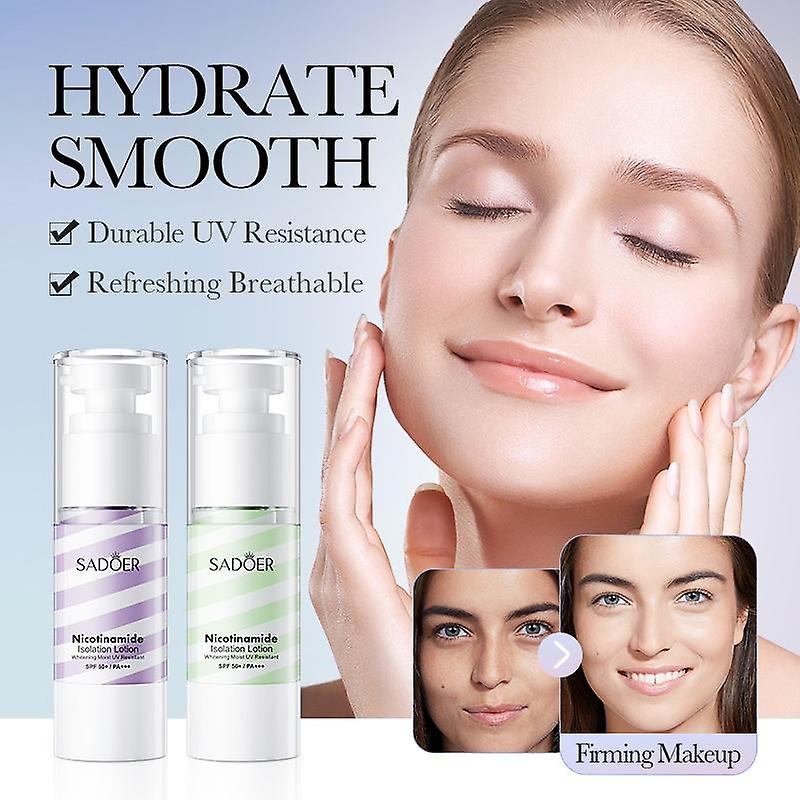 Sadoer Nicotinamide Isolation Moisturizing Two-Color Milk Concealer Lotion SPF50+