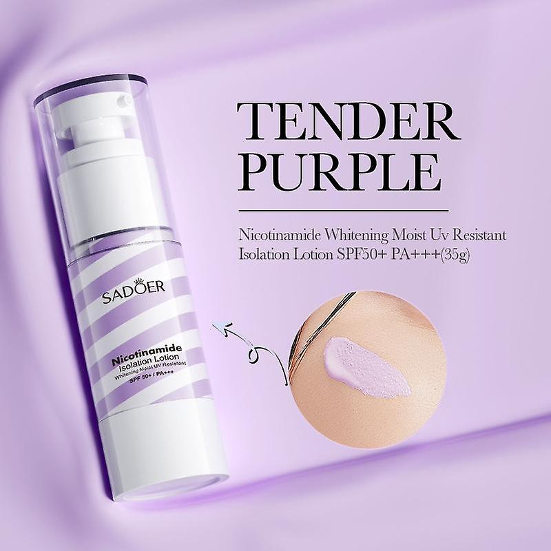 Sadoer Nicotinamide Isolation Moisturizing Two-Color Milk Concealer Lotion SPF50+