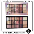 Gegemoon Makeup Studio 33 Colors Eyeshadow And Highlighter Palette