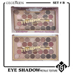 Gegemoon Metallic Texture Fix Eyes 30 Colors Eyeshadow Palette