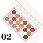 Miss Rose 18 Color Eyeshadow & 6 Color Glitter Palette
