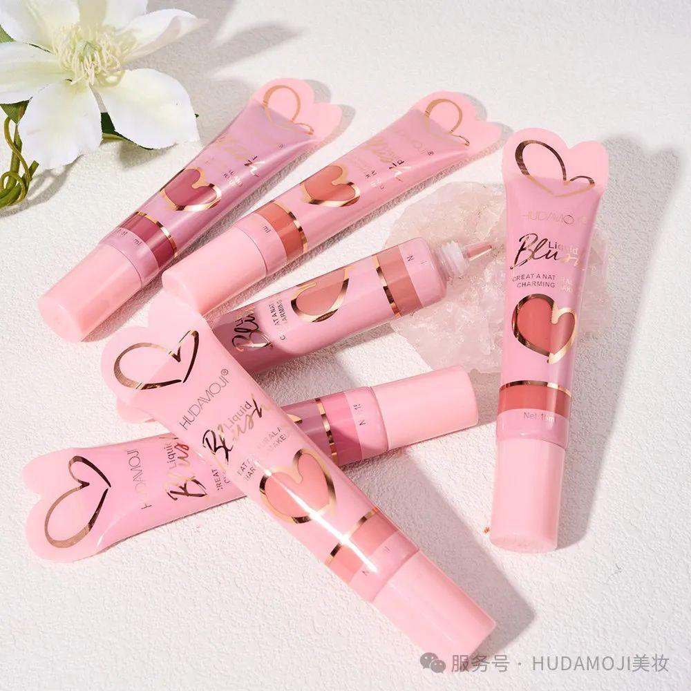 Hudamoji Create A Natural And Makeup Liquid Blush 6Pcs Set