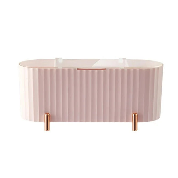 Multipurpose Desktop Makeup Brush Cotton Pads Cotton Swab Storage Box Organizer 11110