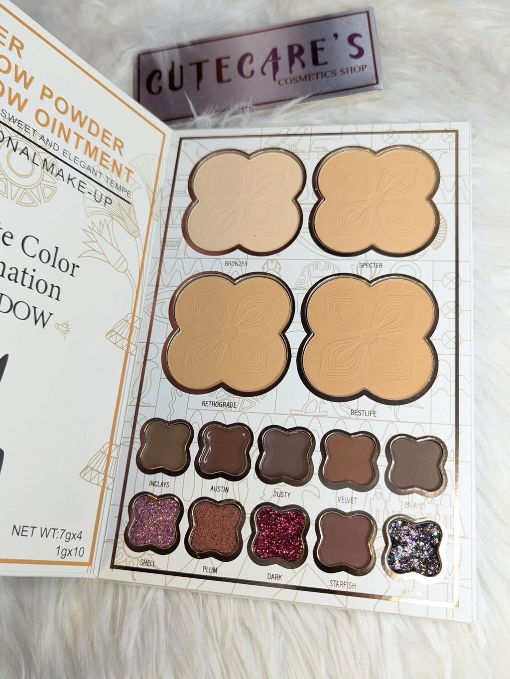 Sheglam Beautyful 6 Fold Eyeshadow Pallete
