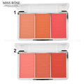 Miss Rose 3 Color Blush Palette