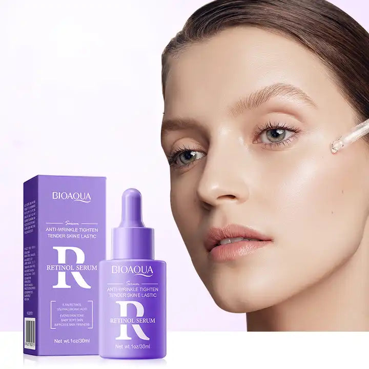 Bioaqua Anti Wrinkle Tighten Tender Skin Eleastic Retinol Face Serum 30ml