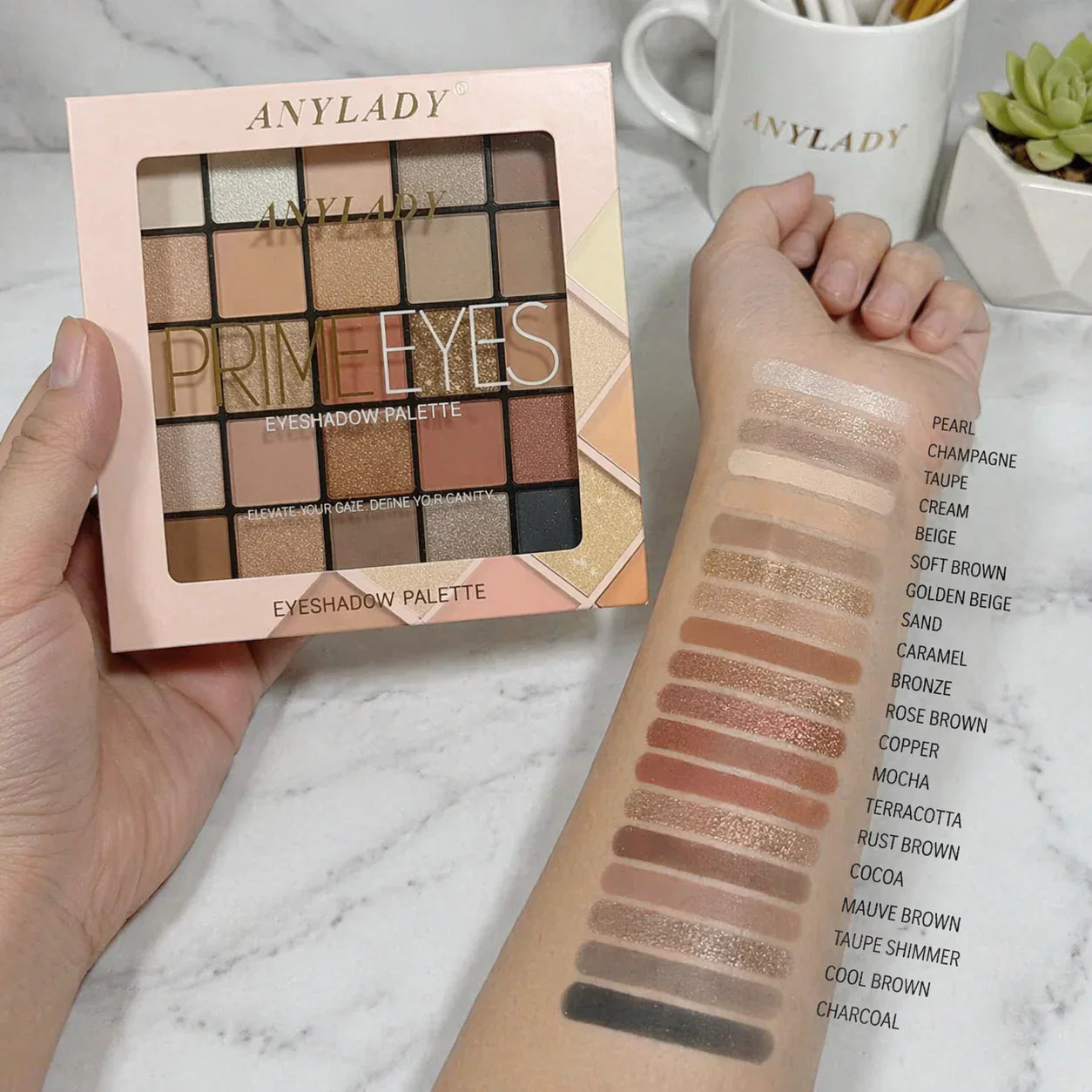Any Lady 25 Prime Colour Eyeshadow Palette