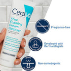 CERAVE ACNE FOAMING CLEANSER 4% BENZOYL PEROXIDE GEL 150ML