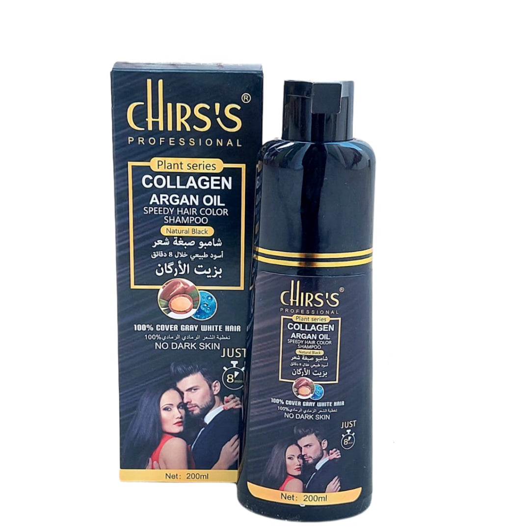 CHIRS'S Professional Plant Series Collagen Argan Oil Speedy Hair Color Shampoo