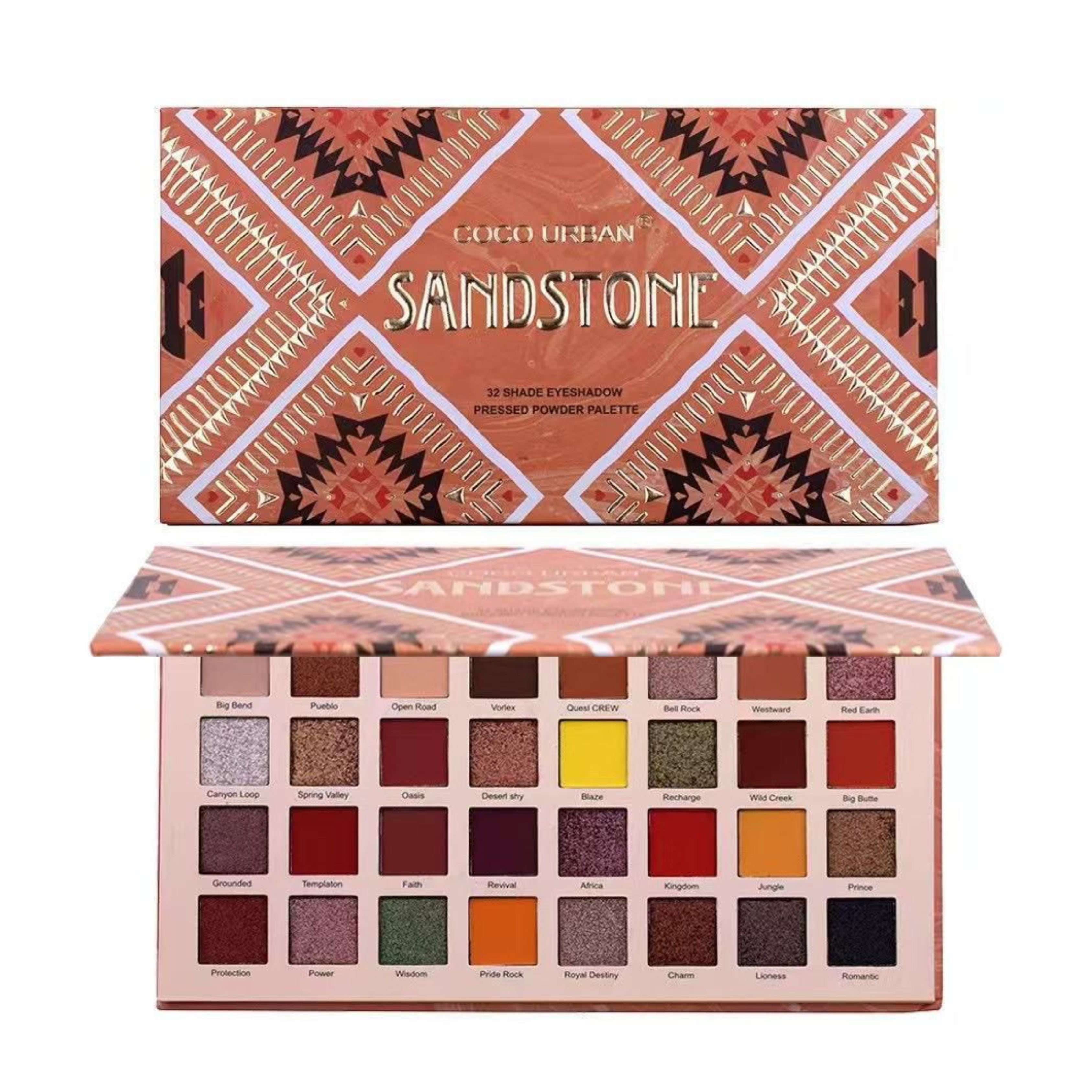 Coco Urban Sand Stone 32 Shade Eyeshadow Palette