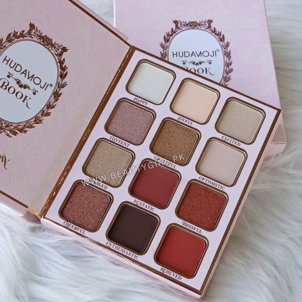 Hudamoji Orignal Complete Face Kit Beautiful Eyeshadow, Blush & Highlighter Book Palette