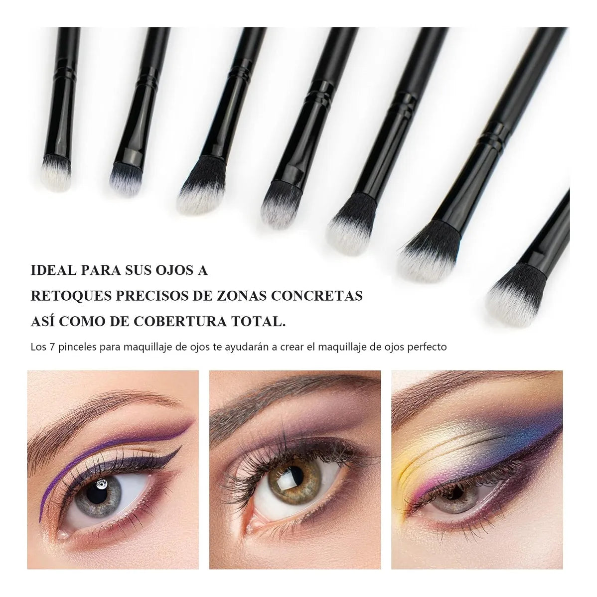 Kaizm Professional 15pcs Face & Eye Makeup Brush Kit, Soft Synthetic Bristles, Complete Beauty Brush Kit with Carrying Case