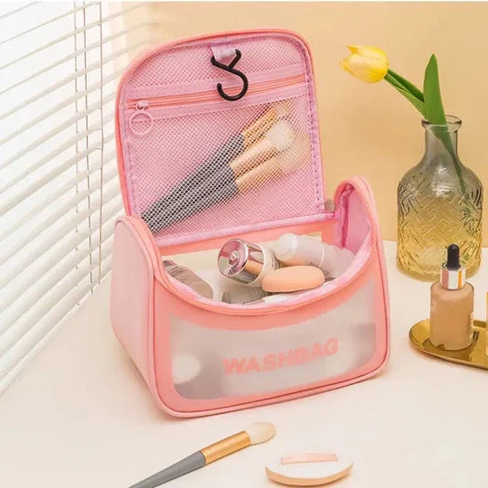 Multipurpose Clamshell Makeup Travel Bag Waterproof Travel Cosmetic Washbag Organizer 15654