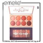 Emelie Princess Diary 8 Color Blusher Eyeshadow