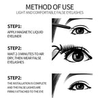 Full Strip Magnetic Eyeliner Eyelashes Set