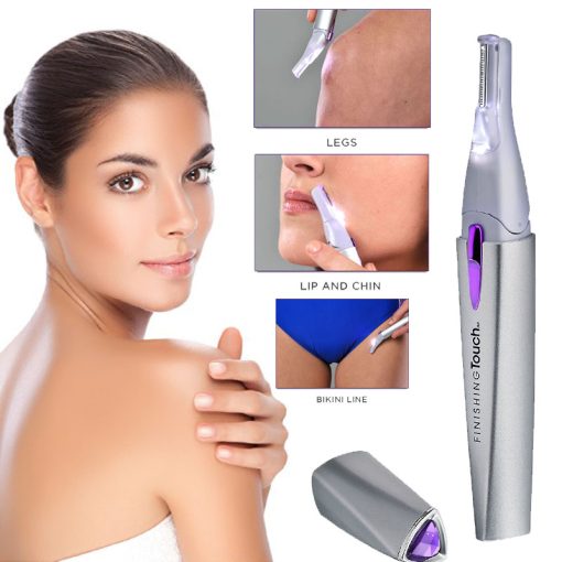 Finishing Touch Lumina Personal Hair Remover With Cleaning Brush Cell Operated