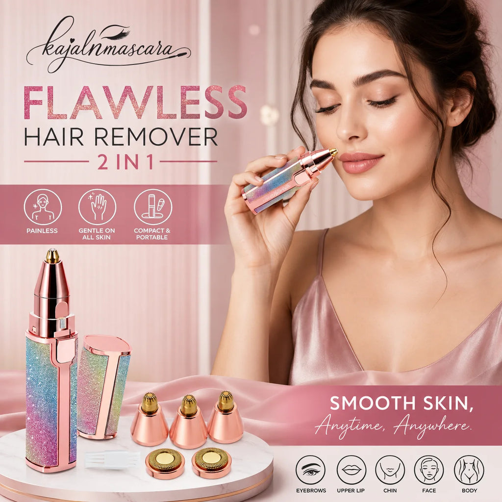 Flawless 2-in-1 Electric Eyebrow & Nose Hair Remover