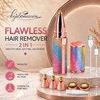 Flawless 2-in-1 Rechargeable Electric Eyebrow & Nose Hair Remover