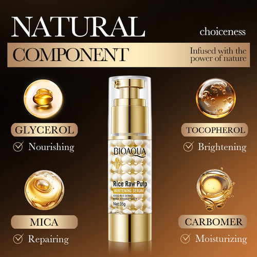 Bioaqua Hyaluronic Acid Anti Wrinkle Anti Aging Face Serum Moisturizing Organic Rice Collagen Essence