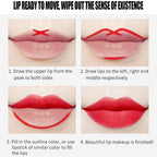 HANDAIYAN Matte Lip Crayon Lipstick Set