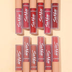 Hudamoji Silky Smooth Matte Long Lasting Lipgloss Set Pack of 12