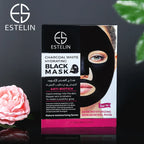 Estelin Charcoal White Hydrating Black Acne Moisturizing Skin Renewal Mask