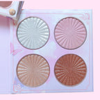 Mocallure You Are Free 3-in-1 Professional Makeup Set 4 Fold Eyeshadow Palette