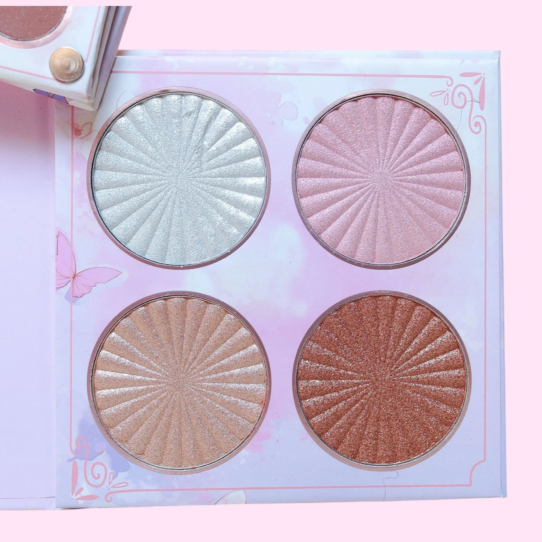Mocallure You Are Free 3-in-1 Professional Makeup Set 4 Fold Eyeshadow Palette