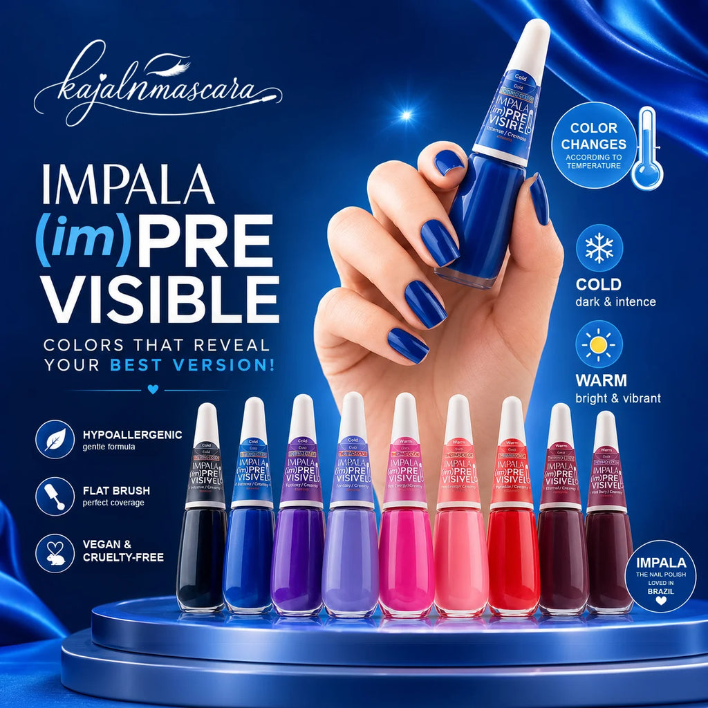 IMPALA AQUA NAIL POLISH (COLOR CHANGING)