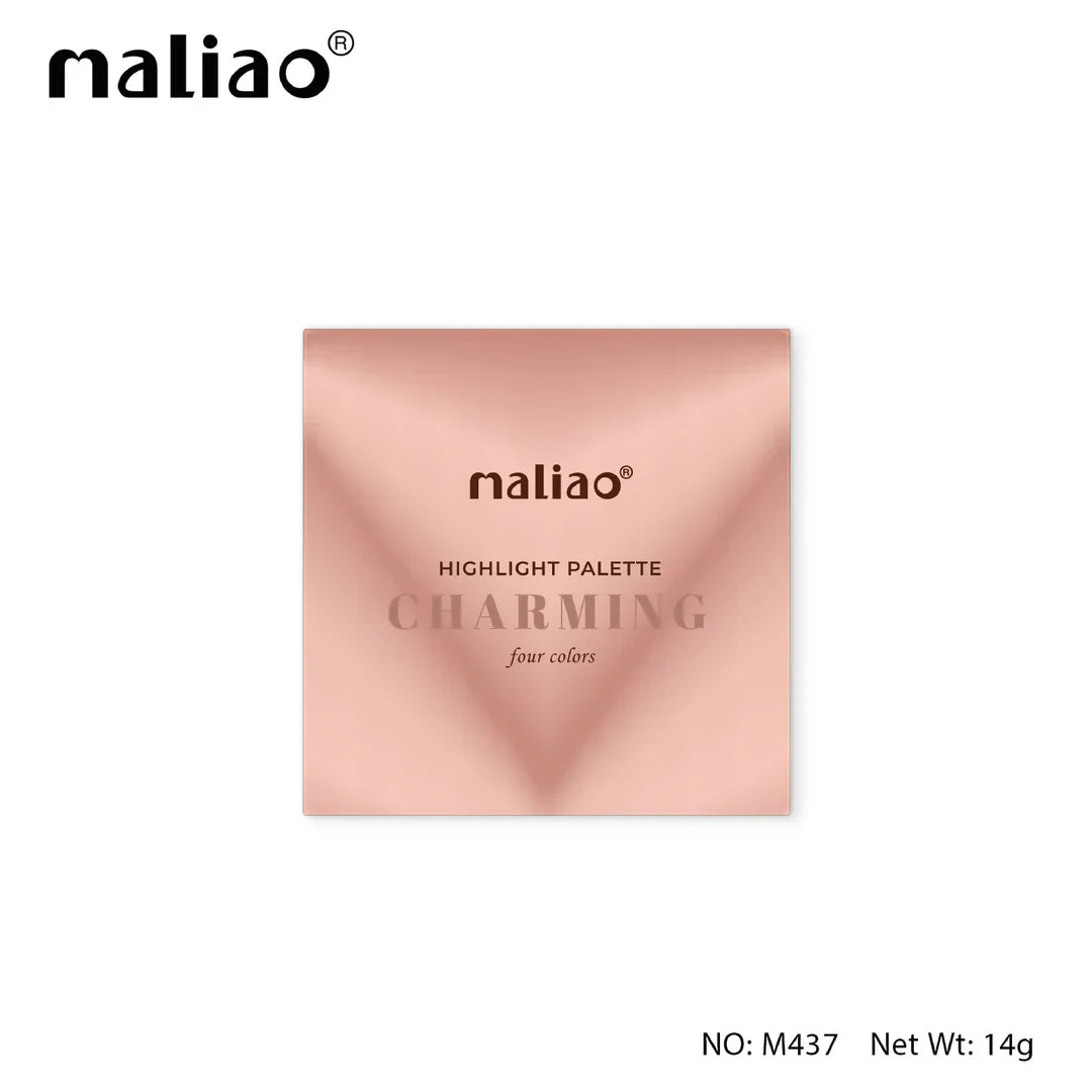 MALIAO Charming Highlight Palette (4 Colors) – Illuminate Your