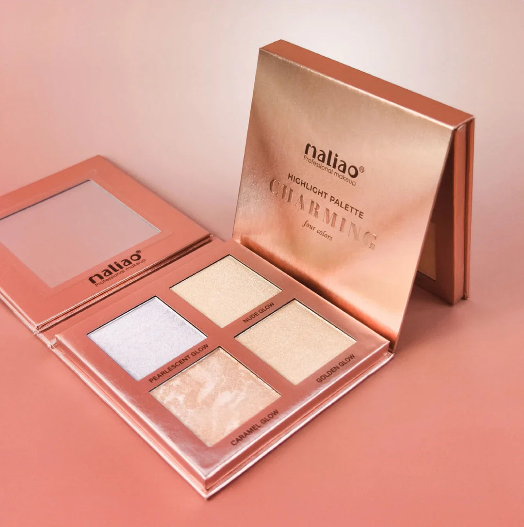 MALIAO Charming Highlight Palette (4 Colors) – Illuminate Your