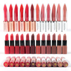 Miss Rose Dual-Ended 2in1 Matte Lipstick And Lipgloss 12Pcs Set