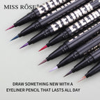 Miss Rose Glitter Waterproof Eyeliner 8 Pcs Set