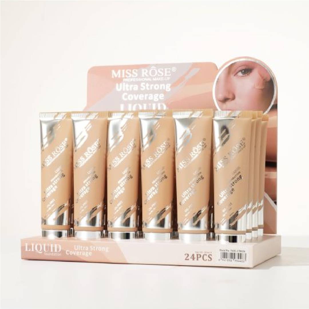 Miss Rose Ultra Strong Coverage Oil Free Liquid Foundation