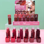 Miundo Super Stay Matte Teddy Tint Lip Gloss 6pcs Set