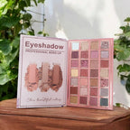 Mocallure 4 Fold 3in1 Eyeshadow Highlighter Blush Book Palette