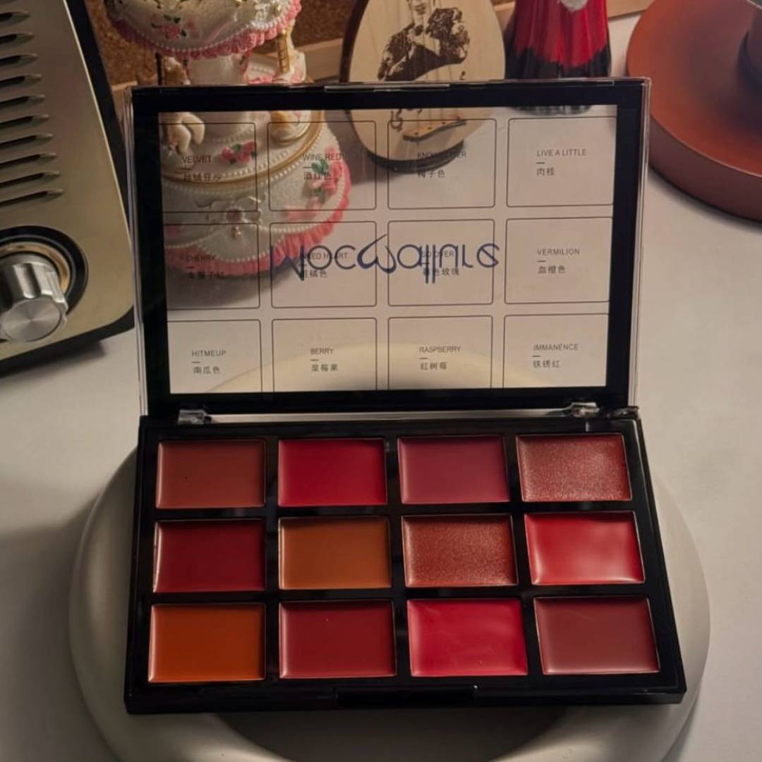 Mocallure Powder Kiss Lipstick Matte 12 Color Palette