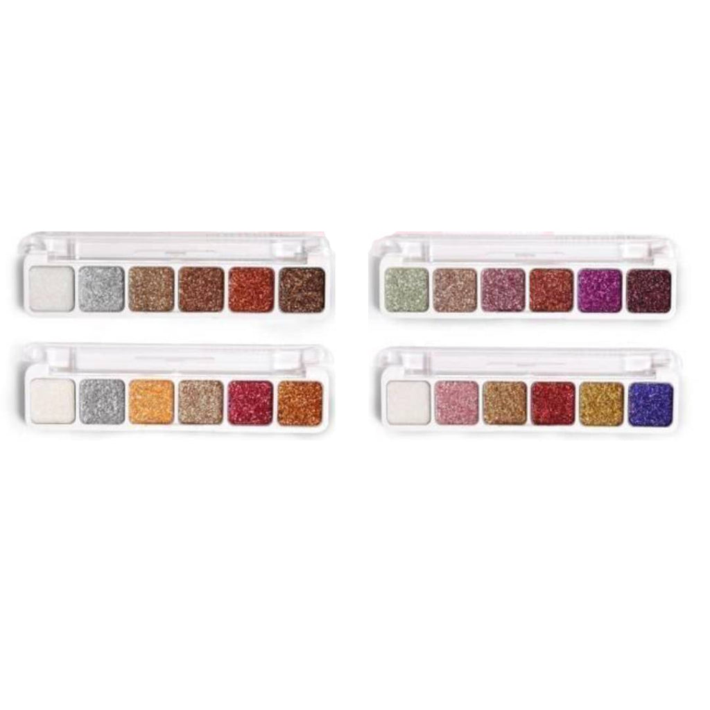 Msyahoo 6in1 Glitter Eyeshadow Palette 4Pcs Set