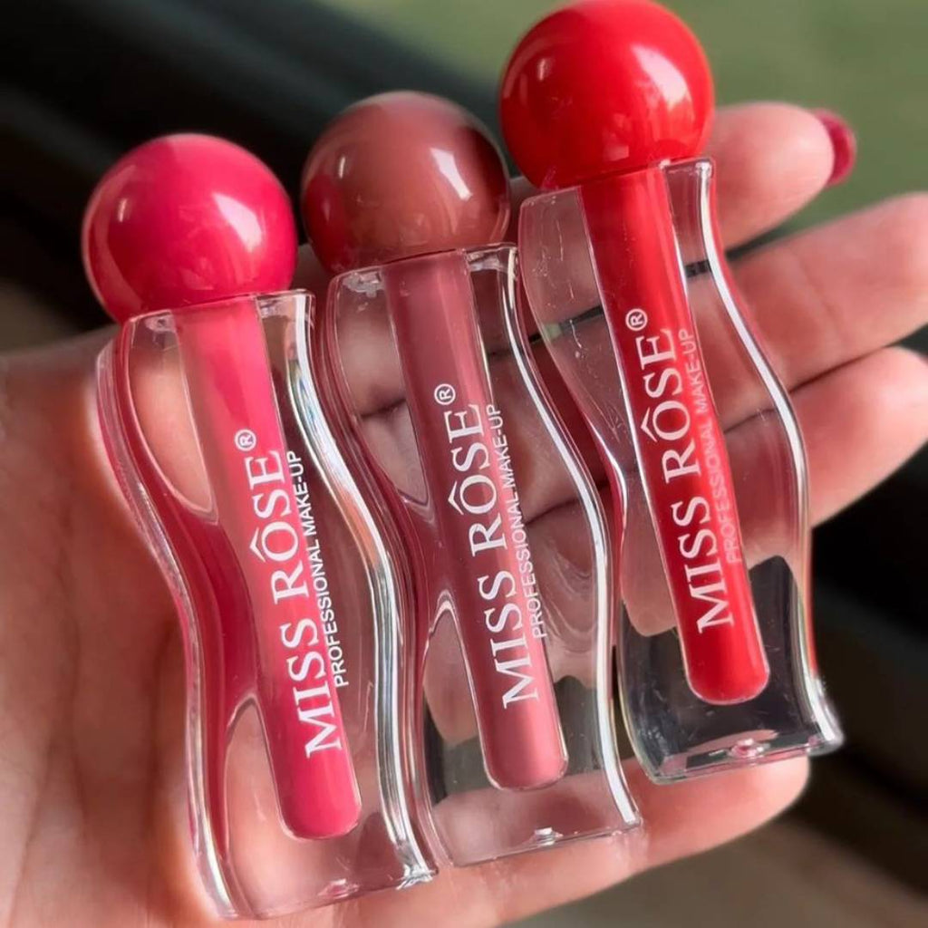 Miss Rose Seaweed Matte Lip Gloss 12Pcs Set
