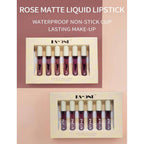 KS-One Pack Of 6Pcs Matte Lip Gloss Set