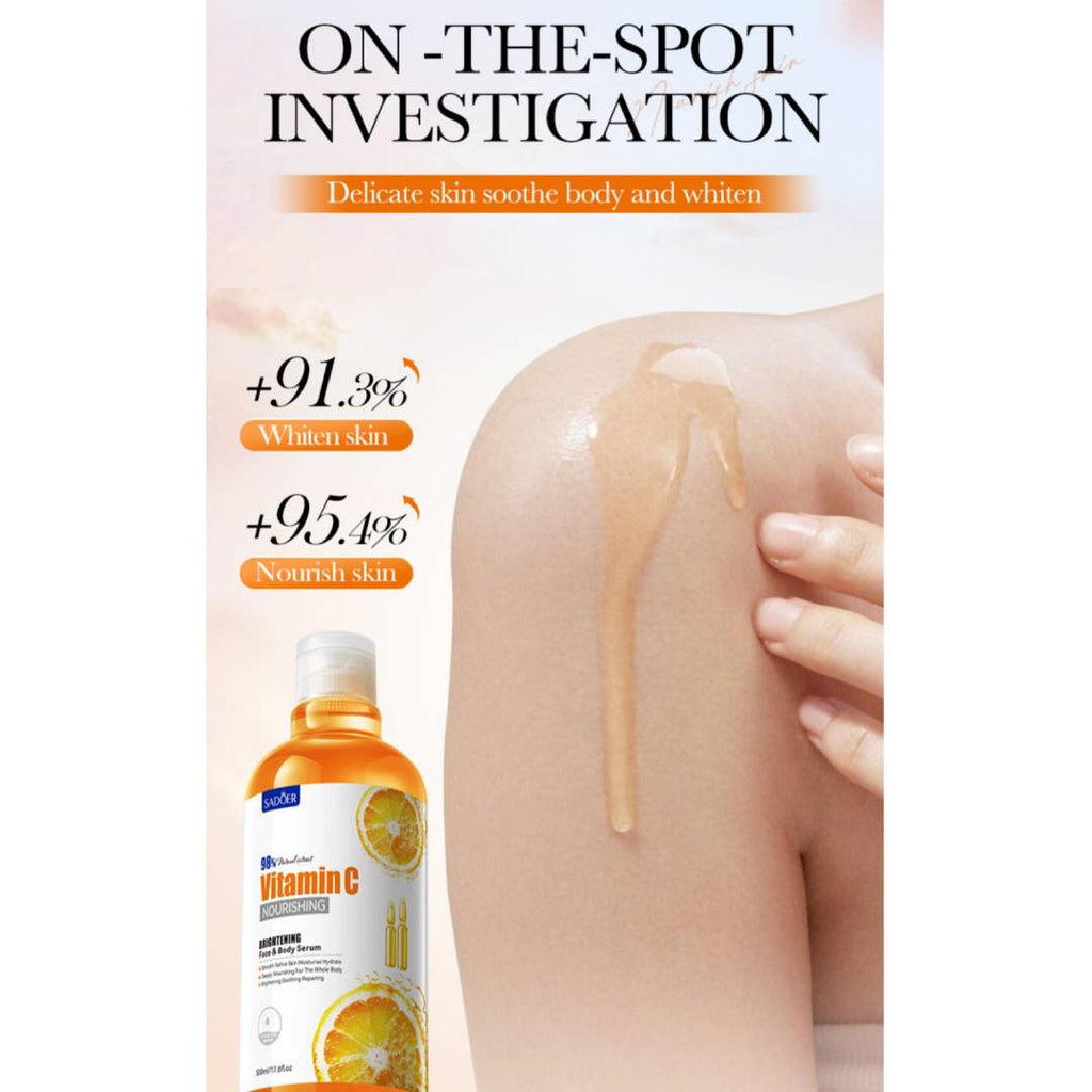 Sadoer Smooth Skin Face & Body Serum 500ml
