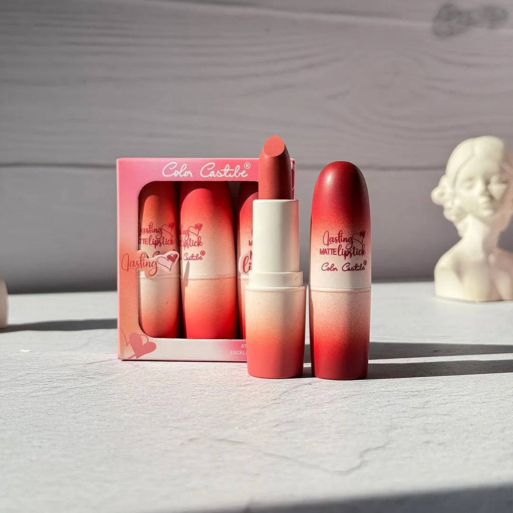 Color Castle Lasting Matte Lipstick 3pcs Lipstick Set