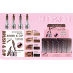 Hudamoji Brow-Fection Angled Eyebrows Brush & Dip Liquid Eyebrow Gel Pen