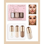 Dragon Ranee 3pcs Liquid Highlighter Glitter