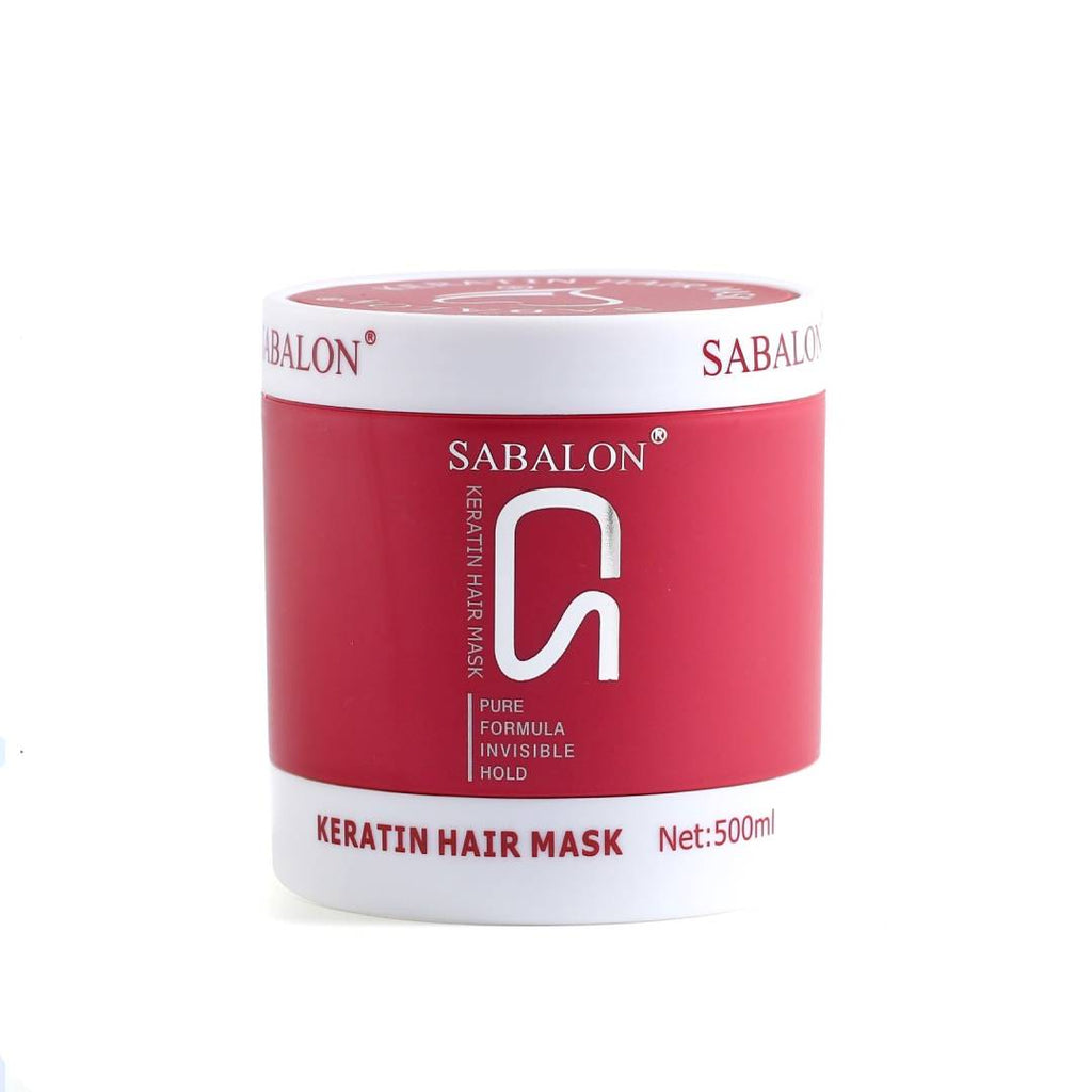 Sabalon Keratin Hair Shampoo Conditioner And Mask 3Pcs Deal + Sabalon Hold Strength Vertical Hold Styling Gel (FREE))