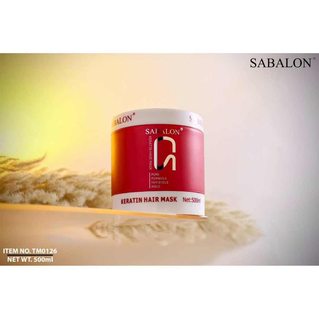 Sabalon Keratin Hair Shampoo Conditioner And Mask 3Pcs Deal + Sabalon Hold Strength Vertical Hold Styling Gel (FREE))