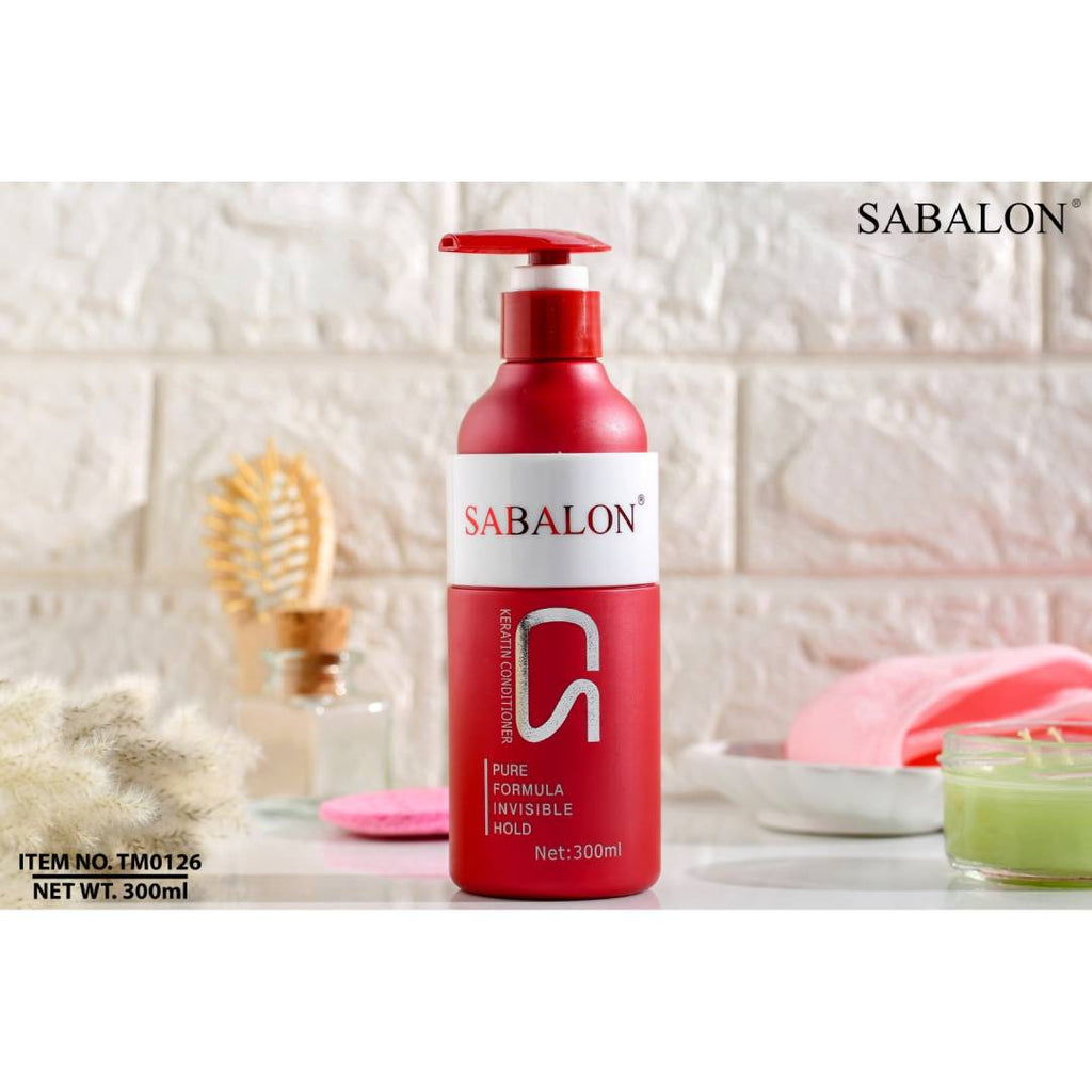 Sabalon Keratin Hair Shampoo Conditioner And Mask 3Pcs Deal + Sabalon Hold Strength Vertical Hold Styling Gel (FREE))