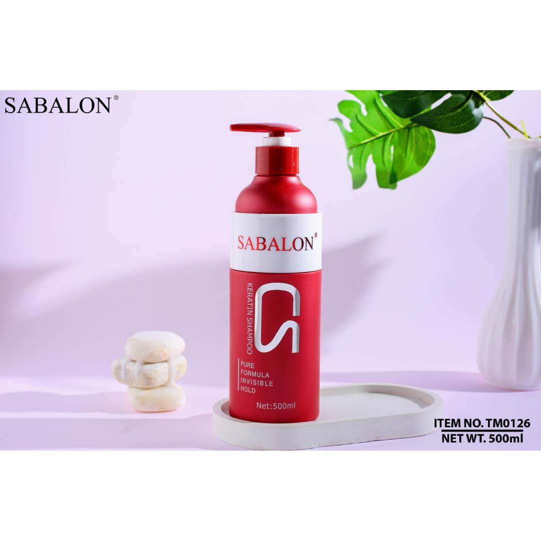 Sabalon Keratin Hair Shampoo Conditioner And Mask 3Pcs Deal + Sabalon Hold Strength Vertical Hold Styling Gel (FREE))