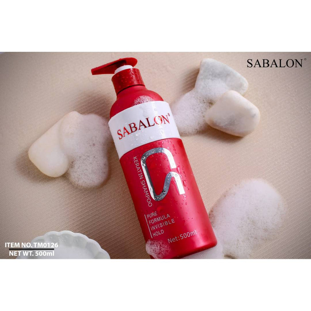 Sabalon Keratin Hair Shampoo Conditioner And Mask 3Pcs Deal + Sabalon Hold Strength Vertical Hold Styling Gel (FREE))