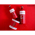 Sabalon Keratin Hair Shampoo Conditioner And Mask 3Pcs Deal + Sabalon Hold Strength Vertical Hold Styling Gel (FREE))